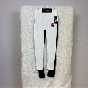 Pink Velvet Girls Leggings